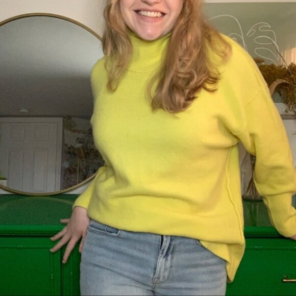 BRAND NEW WOT Free People Afterglow Turtleneck Sweater - Picture 8 of 12